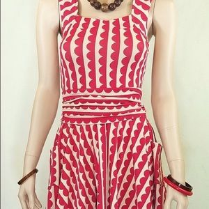 ModCloth Effie’s Heart Cherry Scallop Dress